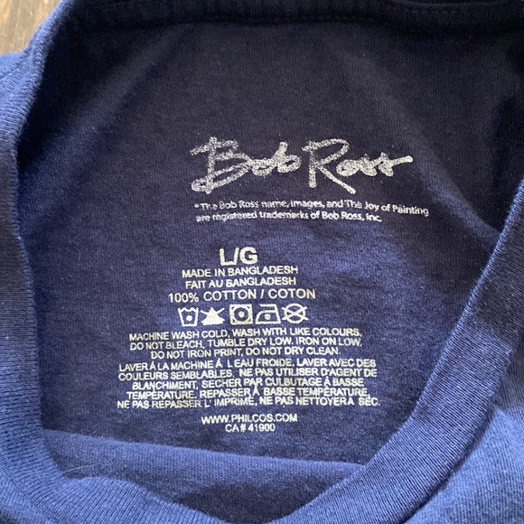 Bob Ross “No Mistakes Just Happy Accidents” Tee - Picture 3 of 3